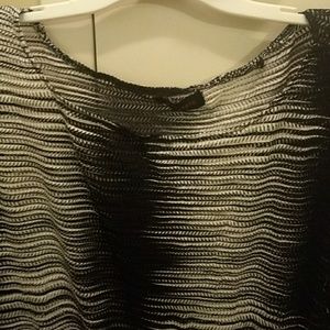 Sheer blouse tight waistband